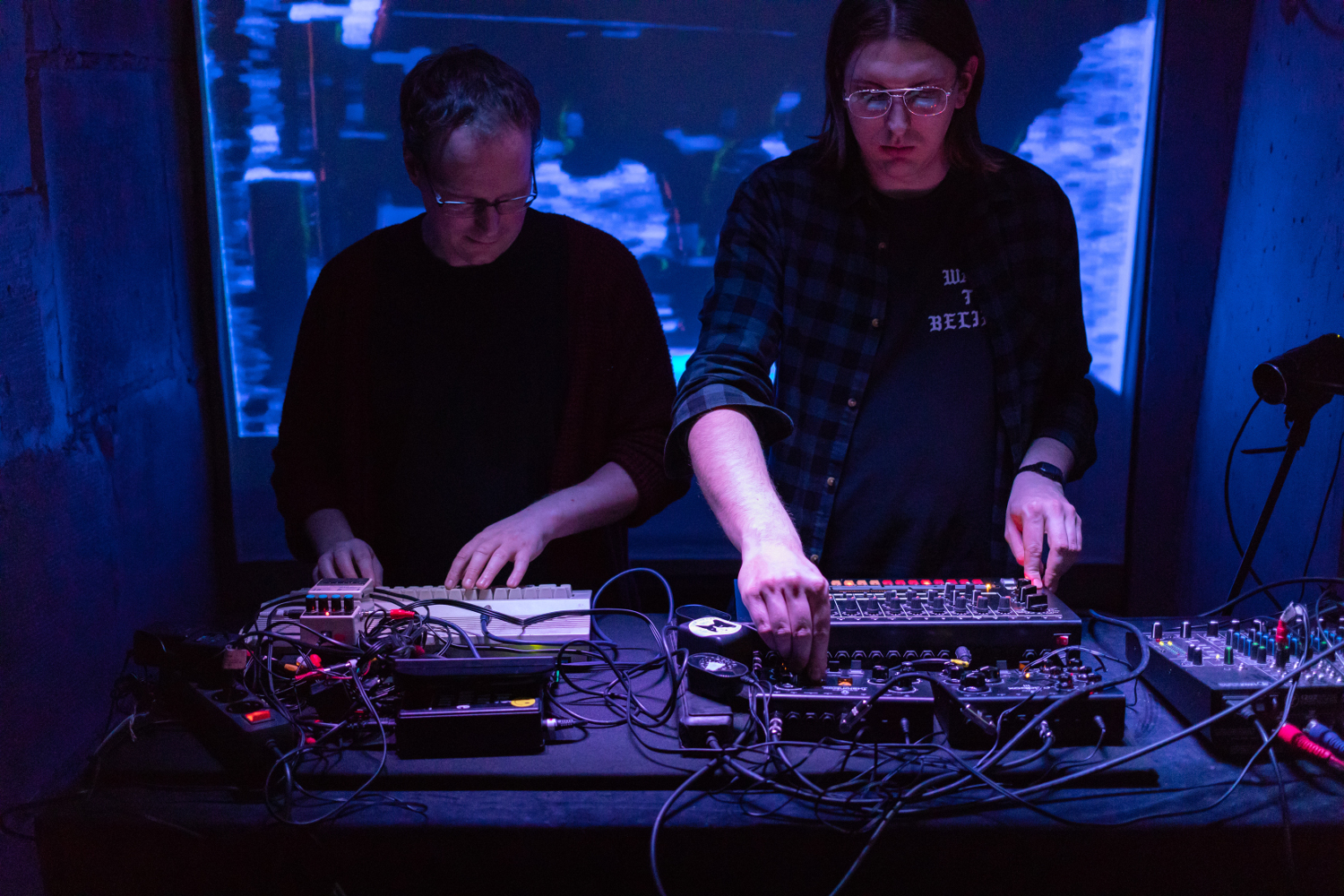 goto80 and kodek live at erica garage, photo by benjamin busch
