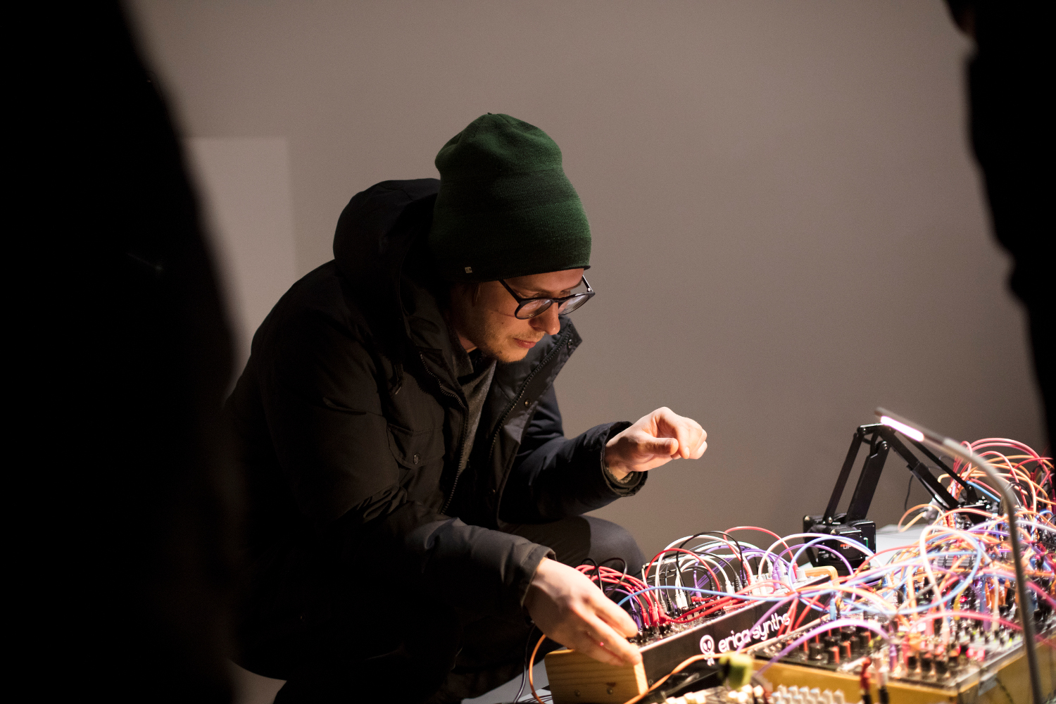 reinis nalivaiko and the robot, photo by benjamin busch