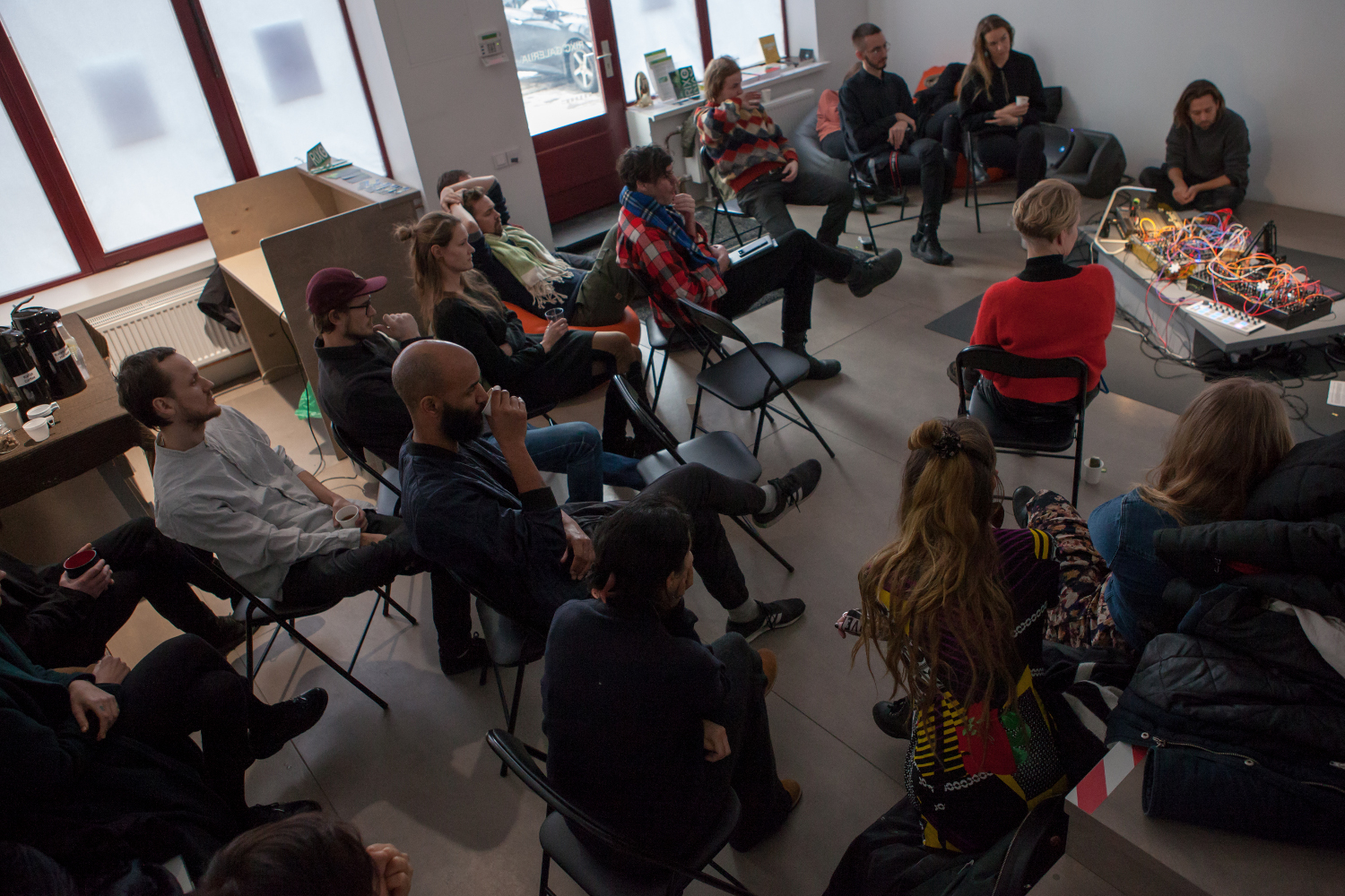 RIXC gallery, photo by maija demitere